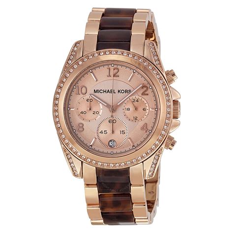 michael kors rectangle face rose gold watch|mk rose gold watch sale.